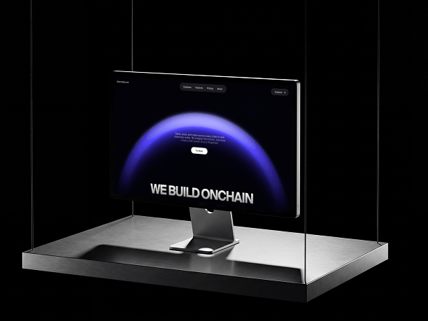 stylish apple studio display glass case mockup