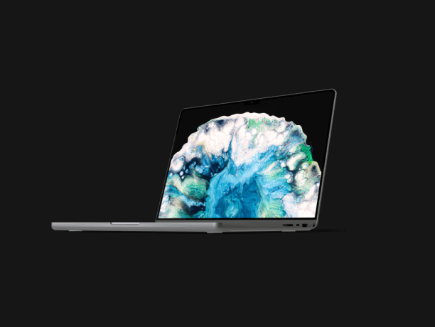 macbook pro space grey simple mockup scene 8
