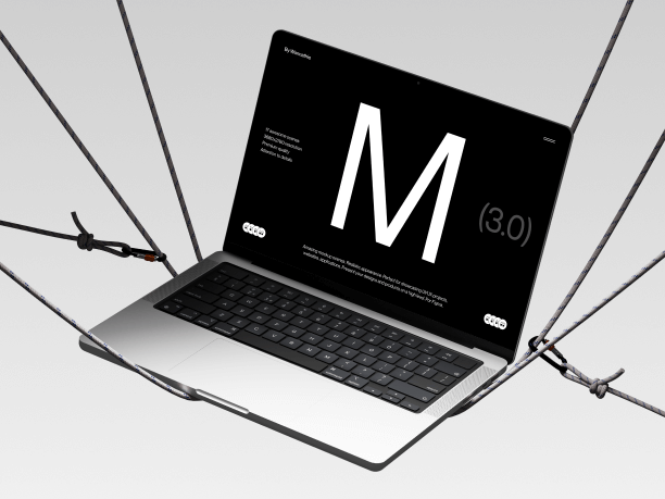 levitating macbook pro