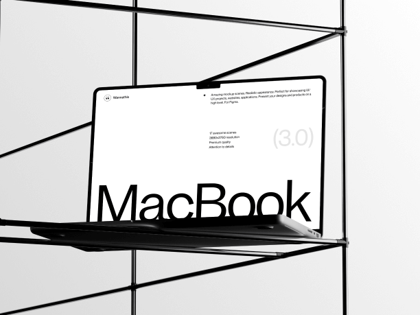 macbook pro in a light environment