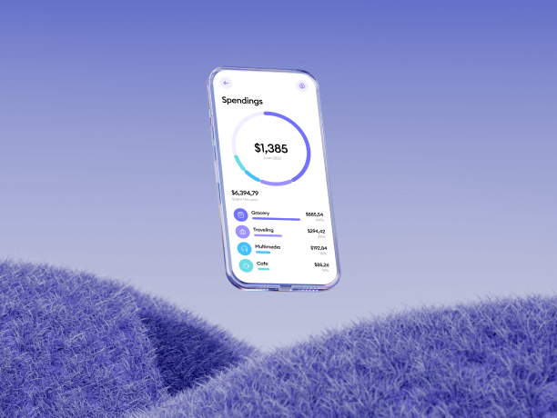 glass phone mockup light scene 3