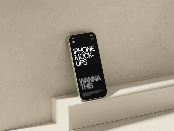 iphone 16 mockup in daylight 2