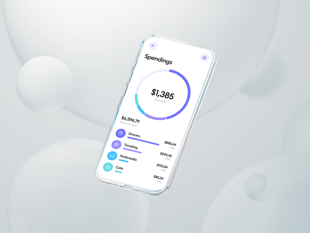 glass phone mockup light scene 8