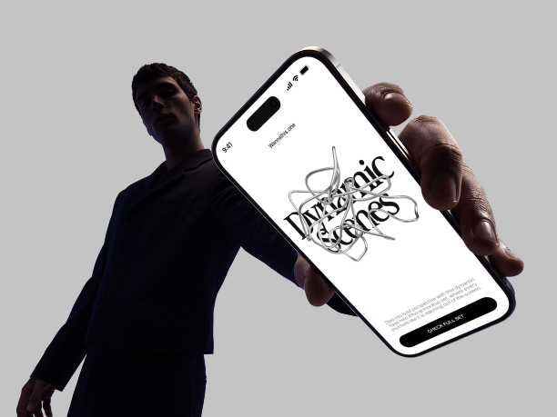 editorial perspective iphone mockup