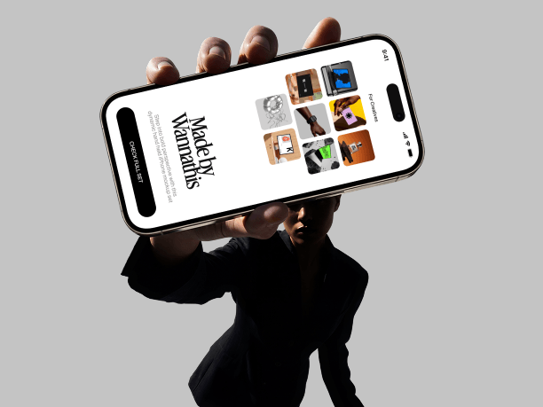 editorial fashion iphone mockup
