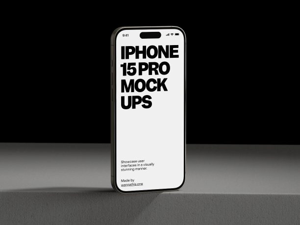 iphone 15 pro on the corner