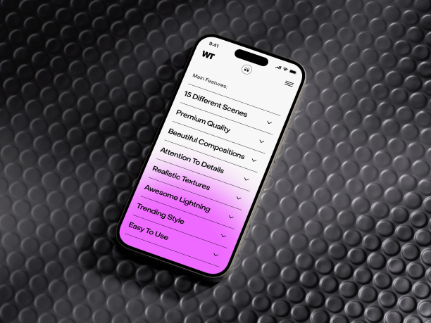 iphone 15 pro on metallic surface