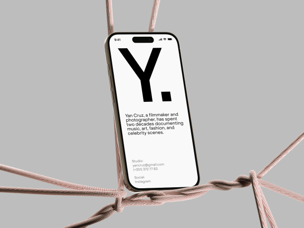 iphone 15 standing on a rope