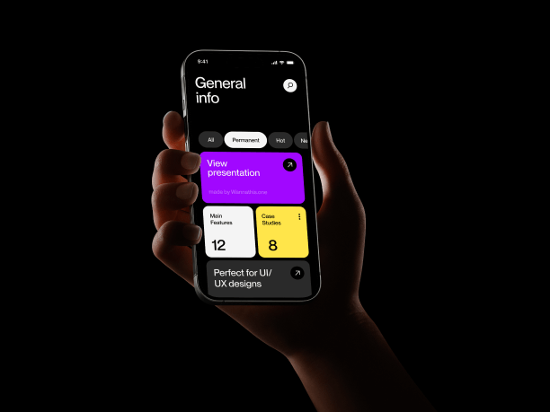 free hand holding phone mockup with black backround 10