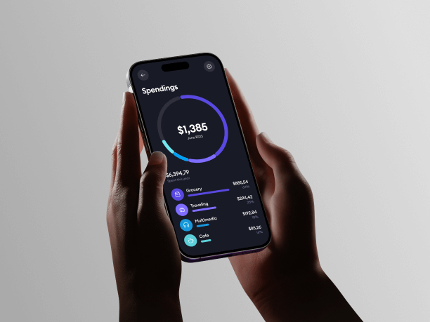hands holding phone mockup with white backround 3