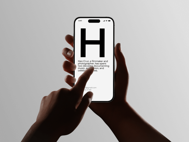 hands holding phone mockup with white backround 4